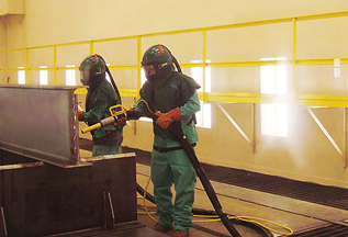 cleaning and prep work for metal coatings