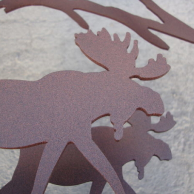 moose metal decoration epoxy powder coatings