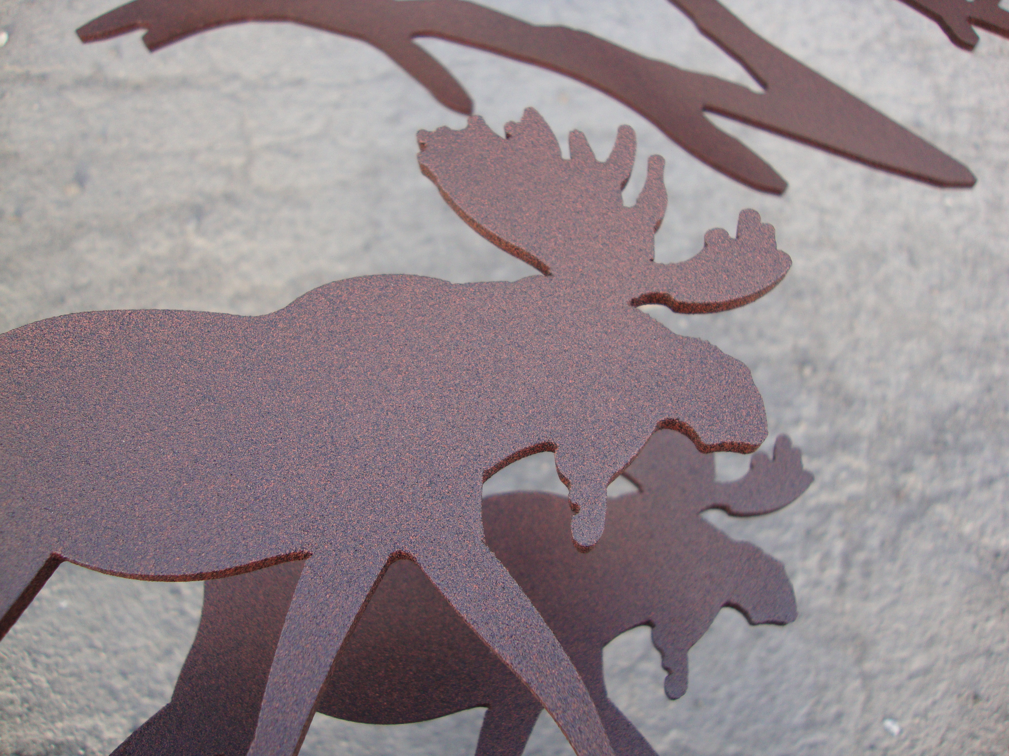 moose metal decoration epoxy powder coatings
